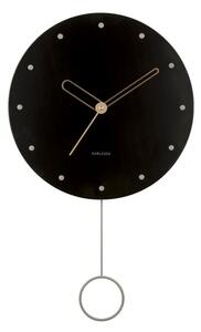 Karlsson 5893BK dizajnové nástenné hodiny, 50 cm