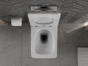 Mexen Vera, závesné WC Rimless 51 x 36 cm s pomaly padajúcim sedátkom z duroplastu, biela, 30164000