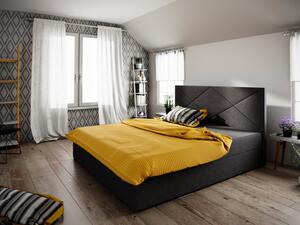 Moderná posteľ s úložným priestorom 180x200 STIG 4 - antracit