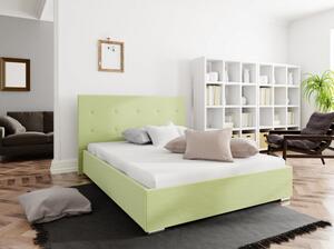 Manželská posteľ 180x200 FLEK 1 - žlto-zelená