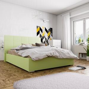 Manželská posteľ 180x200 FLEK 4 - žlto-zelená