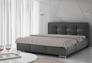 Čalúnená posteľ ZILA + matrac DE LUX, 200x200, madryt 160