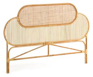 Čelo postele z ratanového dreva Kave Home Lalita, 170 x 120 cm
