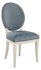 Rustikálna jedálenská stolička Krzeslo LA-16 - modrá / kašmír Lagos
