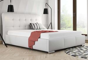 Čalúnená posteľ AMBER + matrac COMFORT, 200x200, madryt 1100