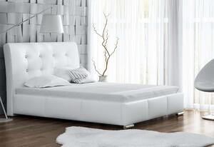 Čalúnená posteľ NORA + matrac DE LUX, 160x200, madryt 1100