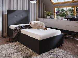Jednolôžková posteľ 80x200 FLEK 1 - čierna