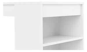 Biely barový stôl 115x50 cm Aravis - TemaHome