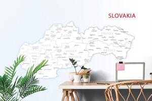 Tapeta mapa Slovenska