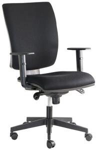 ALBA kancelárska stolička LARA s podrúčkami, BLACK 27