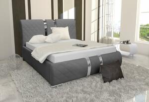 Čalúnená posteľ DINA + matrac DE LUX, 180x200, madryt 190
