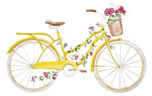 Samolepiaca tapeta ilustrácia retro bicykla