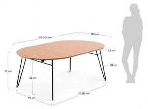 NOVAC Ø 120(200) jedálenský stôl