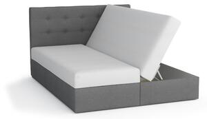 Čalúnená posteľ DOUBLE 1, cosmic 100, 160x200 cm