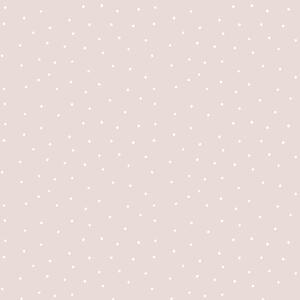 Ružová vliesová tapeta - biele bodky 7007-3, Noa, ICH Wallcoverings