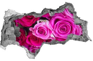 Samolepiaca nálepka Kyticu ružových ruží nd-b-119338760