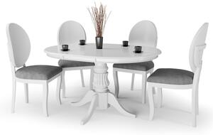 Jedálenský stôl TAUREAN biela