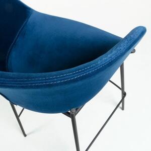 YVETTE ZAMAT barová stolička Modrá