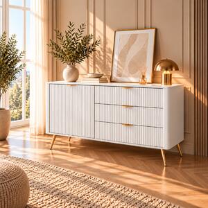 KOMODA TREVISO D3S BIELA 138 cm