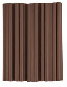 Bradas Upevňovacie spony ku tieniacemu pásu 19cm, brown, 20ks