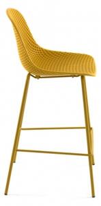 QUINBY 75 barová stolička Žltá
