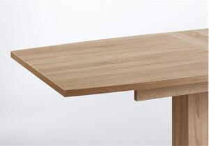Jedálenský stôl Konkav, dub truflový