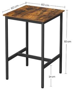 Barový stôl 60 × 60 × 90 cm VASAGLE