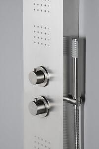 Sapho, PRESTIGE sprchový panel s termostat. batériou 200x1400 mm, nerez, WN337