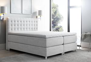 Čalúnená posteľ RIVERA + topper, 160x200, inari 91