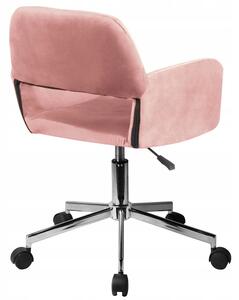 Kancelárska stolička KORAD FD-22, 53x78-90x57, ružová