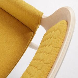 ANGIE stolička žltá Žltá