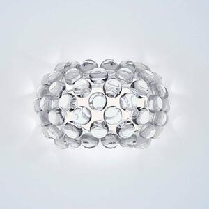 Foscarini Caboche Plus piccola R7s nástenné svietidlo číre, Jasné / priehľadné, Obývacia izba / jedáleň, Plast, Dizajn