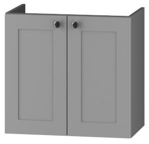 Kúpeľňová skrinka SENA VEA 64 s umývadlom, 61,5x55,5x35,9, sivá mat