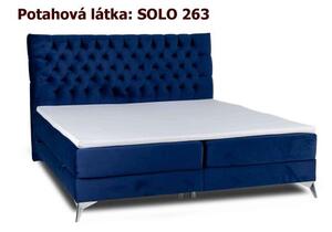 Zltahala.sk Boxspringová posteľ Molly, 200x180, modrá (solo 263 , 200x180)