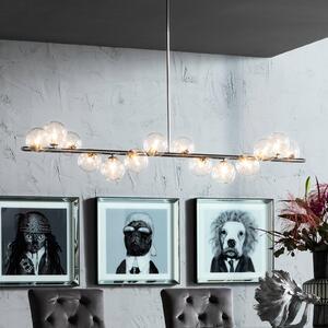 Závesná lampa KARE Scala Balls, strieborná, Chrómová / strieborná, Obývacia izba / jedáleň, kov, Dizajn, Závesné svietidlo