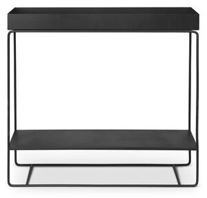 Stojan na kvety Plant box Two-tier Black