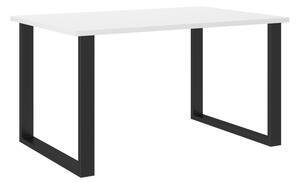 Jedálenský stôl INDUSTRY, 138x75x90, biela
