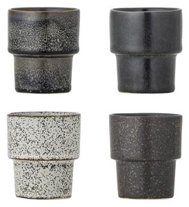Hrnček Espresso Ewan Brown 75 ml – sada 4 ks