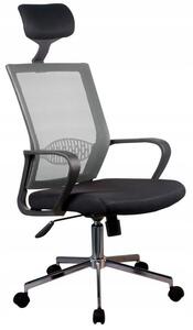 Kancelárska stolička KORAD OCF-9, 58x116-126x60, čierna