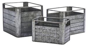 Kovový úložný box Galvanized S
