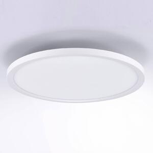 Stropné LED svetlo Flat CCT, Ø 40 cm, biela