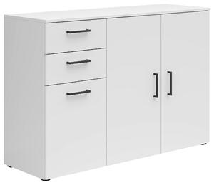KOMODA, biela, 120/83/40 cm Carryhome - Komody
