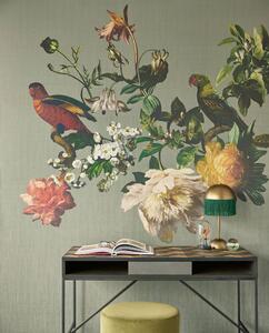 Vliesová obrazová tapeta Kvety, Papagáje 307401, 210 x 280 cm, Museum, Eijffinger