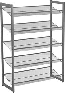 REGÁL NA TOPÁNKY, čierna, 74/104/30.7 cm Boxxx - Online Only drobný nábytok, Online Only