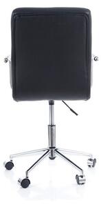Detská stolička KEDE Q-022, 51x87-97x40, biela ekokoža