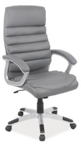Kancelárska stolička Q-087, 66x115x50, sivá ekokoža