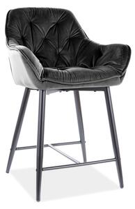 Barová stolička BERRY H-2 Velvet, 56x88x40, bluvel 28