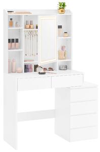 TOALETNÝ STOLÍK, biela, 97,5/40/145 cm Boxxx - Online Only drobný nábytok, Online Only