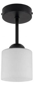 BRILAGI - LED Prisadený luster RETRO GLASS 1xE27/60W/230V pr. 10 cm čierna/biela