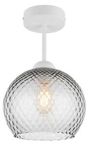 BRILAGI - LED Prisadený luster R GLASS 1xE27/60W/230V pr. 25 cm biela/dymovo-sivá
